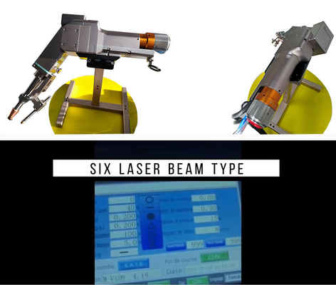 Handgeführtes Schweißkopf, Doppelmotor, 1000w Faserlaserkopf.