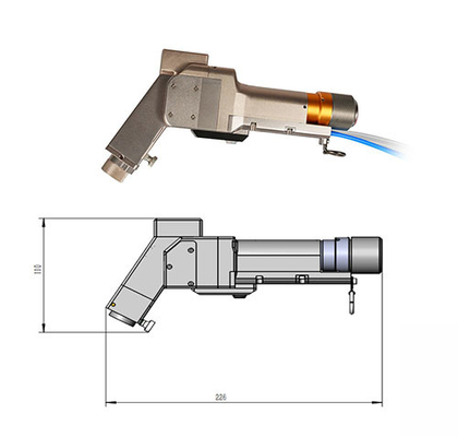 Ein guter Preis. Laserreinigungskopf mit Berührungssteuerung mit 10m 20m Kabellange Online