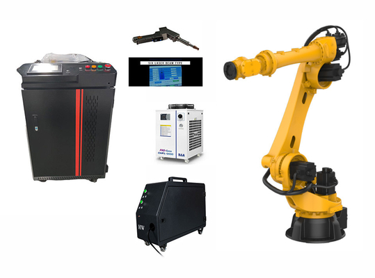 Ein guter Preis. Schnelle, flexible, handgeführte Laserschweißmaschine 2000 Watt mit Wasserkühlkühlgerät Online
