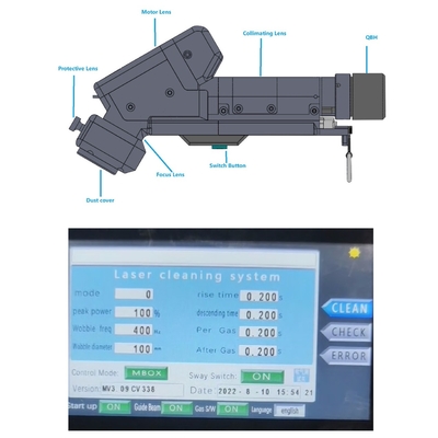 Ein guter Preis. 1500 Watt Handheld Single Motor Laser Reinigungsmaschine für die Reinigung von Stahl und Edelstahl Online