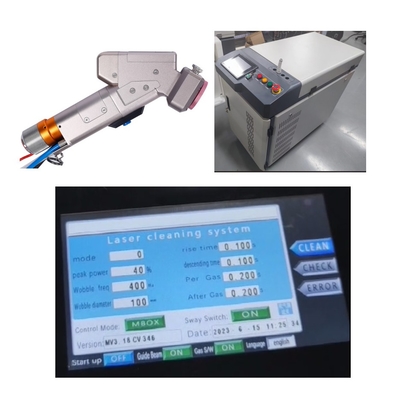 Ein guter Preis. 1500 Watt Handheld Single Motor Laser Reinigungsmaschine mit 0-300 mm verstellbarem Reinigungsstrahl Online