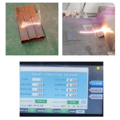 2000W Handheld Single Wobble Laser Reinigungsmaschine mit CW Laser Ausgang Modus