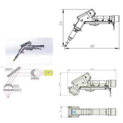 Ein guter Preis. 3-in-1-Laser-Schweißmaschine mit tragbarem Laserkopf zum Schweißen / Reinigen und Schneiden Online